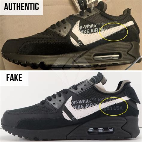 off white nike 90 fake|air max off white 90 real.